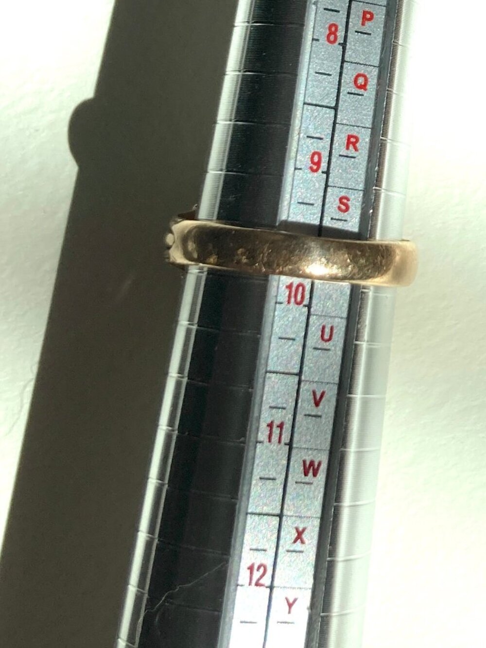 Vintage 10K Gold Modernist Brutalist Statement Ring Abstract Maker's Mark 9.5 7g - Picture 8 of 9